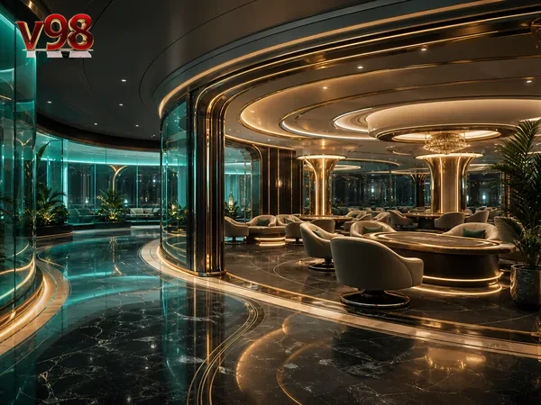 Tampilan beranda V98 dengan navigasi game yang praktis untuk pengguna Indonesia